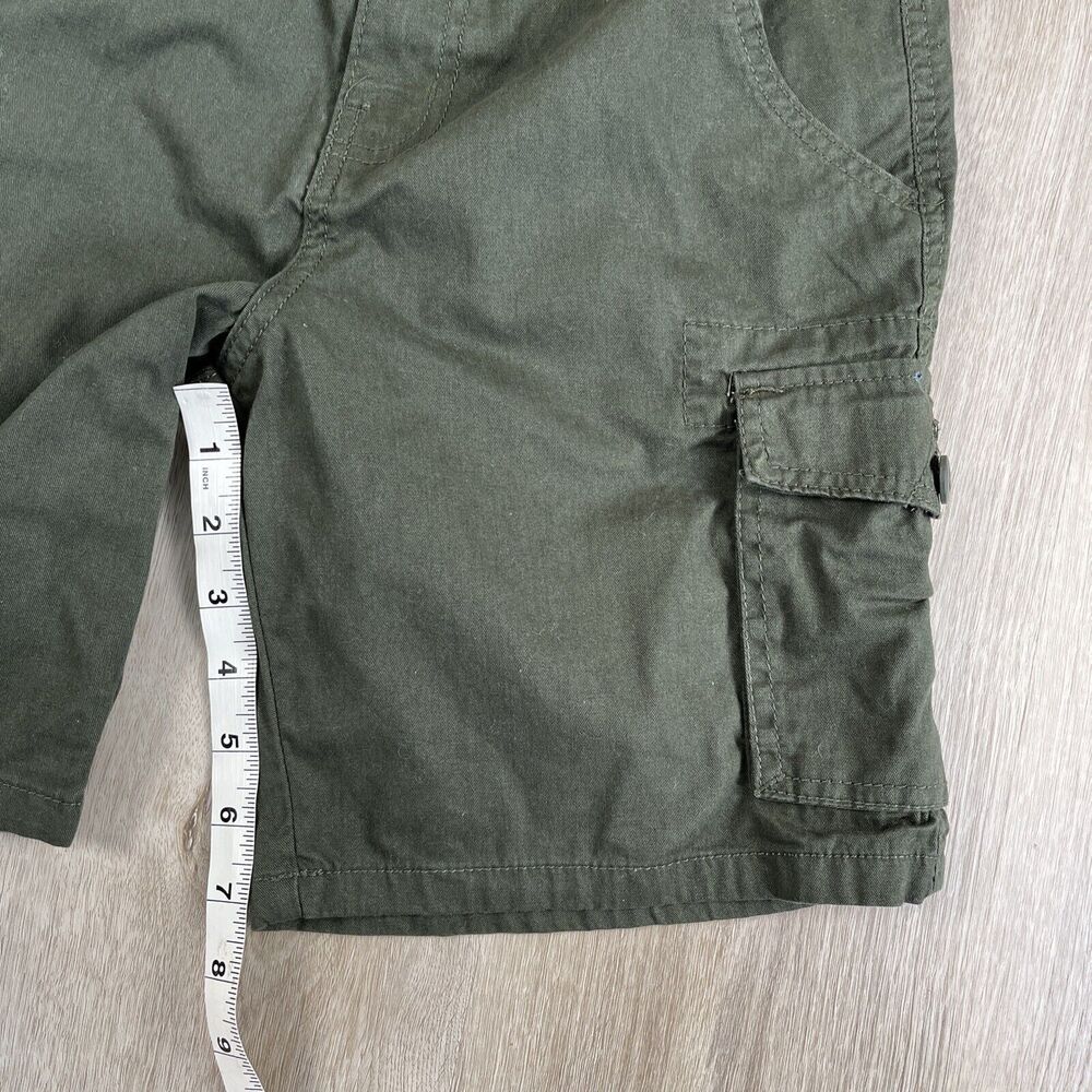 Ring Of Fire Shorts - Dark Green - Boys Size 14 with belt - Picture 9 of 9